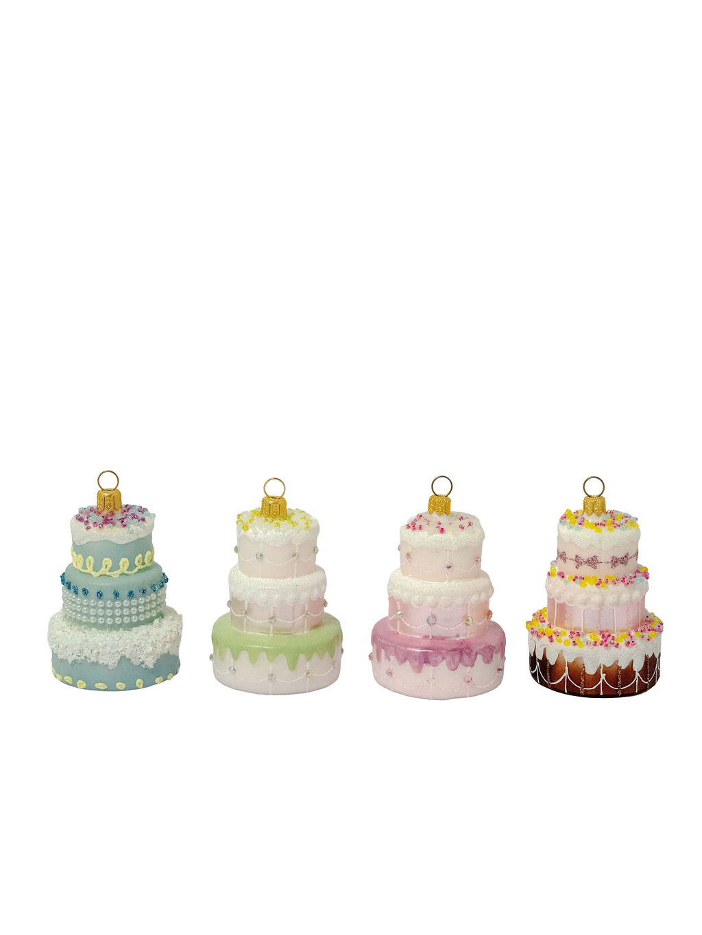 Double Cake Ornament in Chocolate