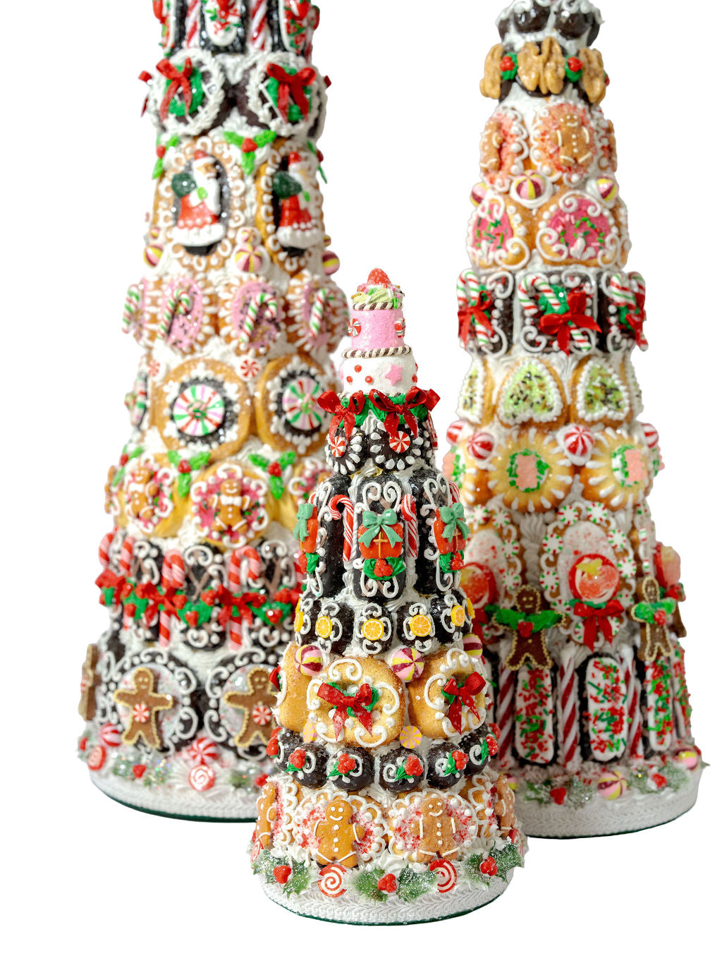 Gingerbread Small Candy Tree Pink Top