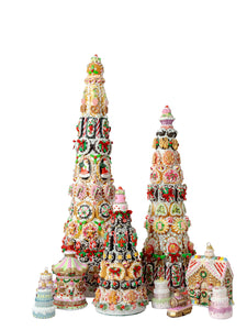 Gingerbread Small Candy Tree Pink Top