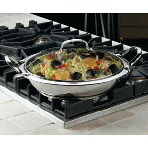 Classic Entertaining Collection 11" Round Buffet Server in Stainless Steel
