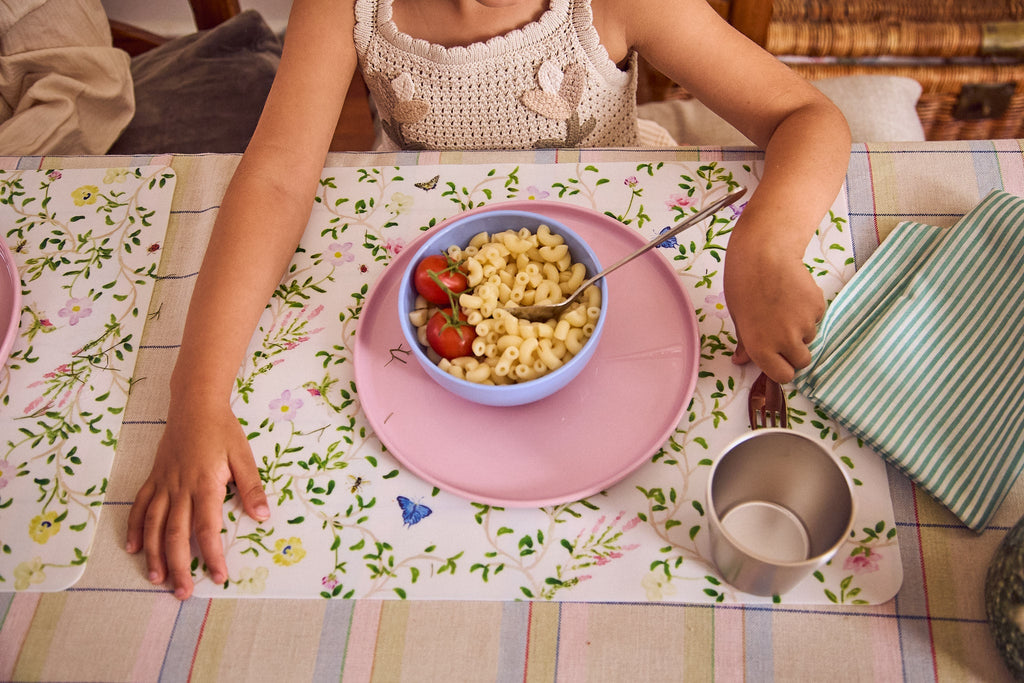 beautiful eco-friendly nontoxic childrens place setting