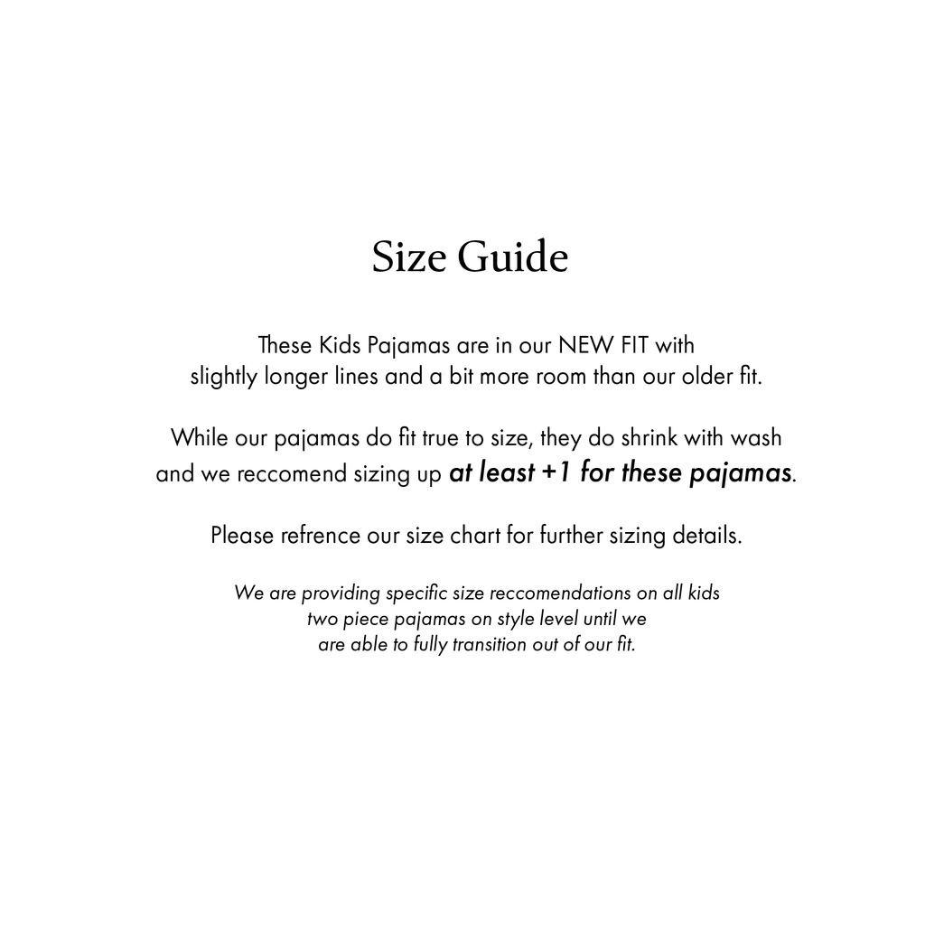 Boston Two Piece Kids Pajamas