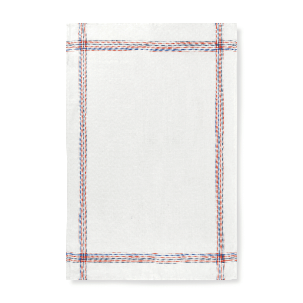 Tea Towels Bundle of 3 French Red & Blue
