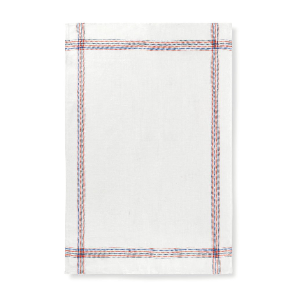 Tea Towels Bundle of 3 French Red & Blue