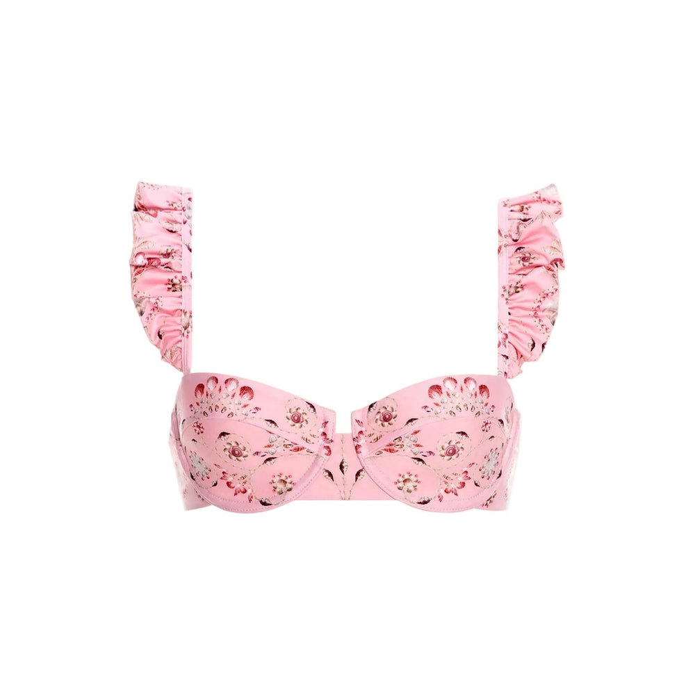 Kiwi Bikini Top in Playa