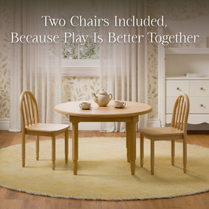 Liberty Play Table & Spindle Chairs Set in Honey