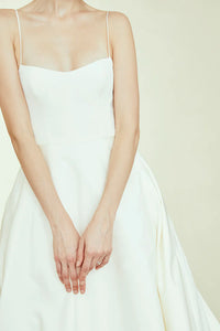 Ryder Silk Faille Spaghetti Strap Ballgown