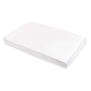 Mini Crib Sheet in GOTS Certified Organic Muslin Cotton in White
