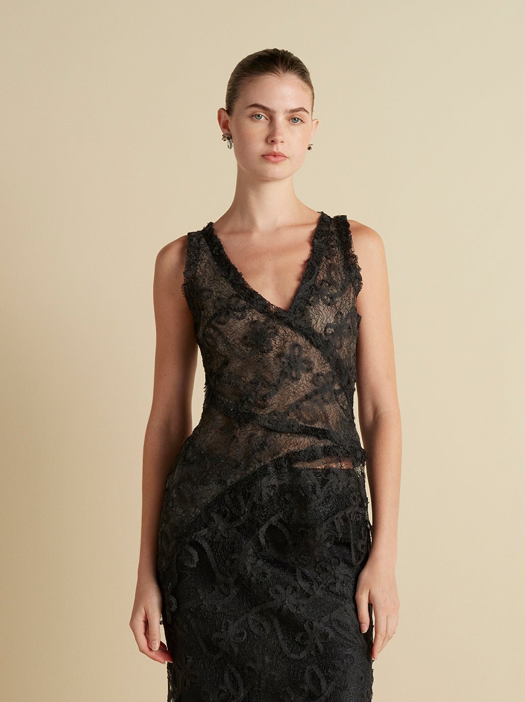 Lace Patchwork Top - Marina Moscone | Over The Moon
