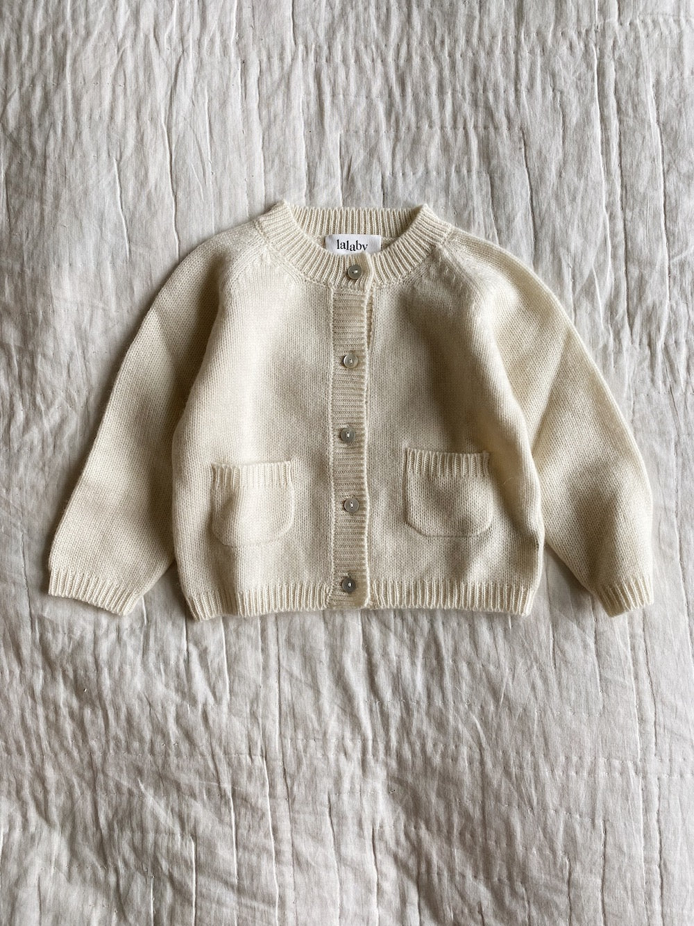 Bobbie Cashmere cardigan natural