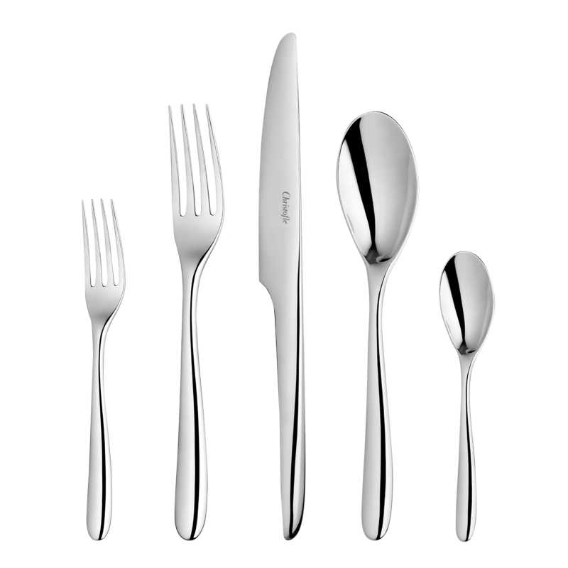 5-Piece Stainless Steel Flatware Set L'Âme de Christofle