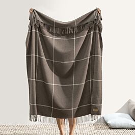 Cashmere Throw, Mocha