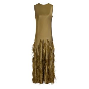 laney-feather-dress-in-olivine