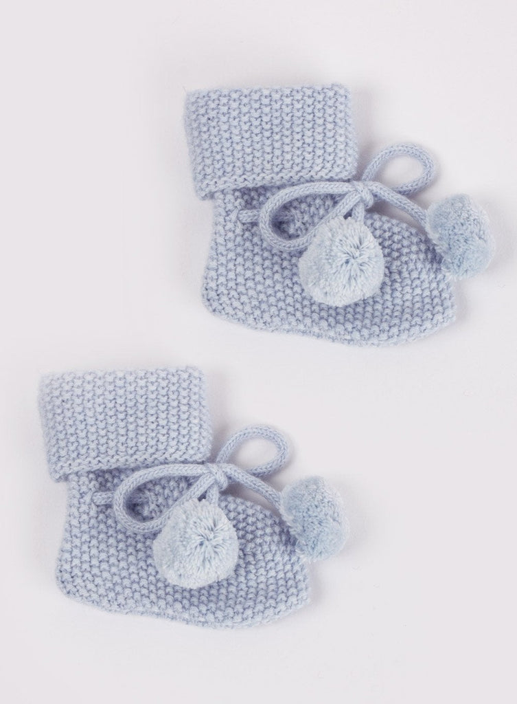 Blue Baby Booties