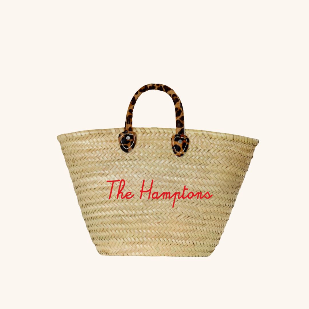Large straw beach tote with short handles - customized straw beach tote bag 