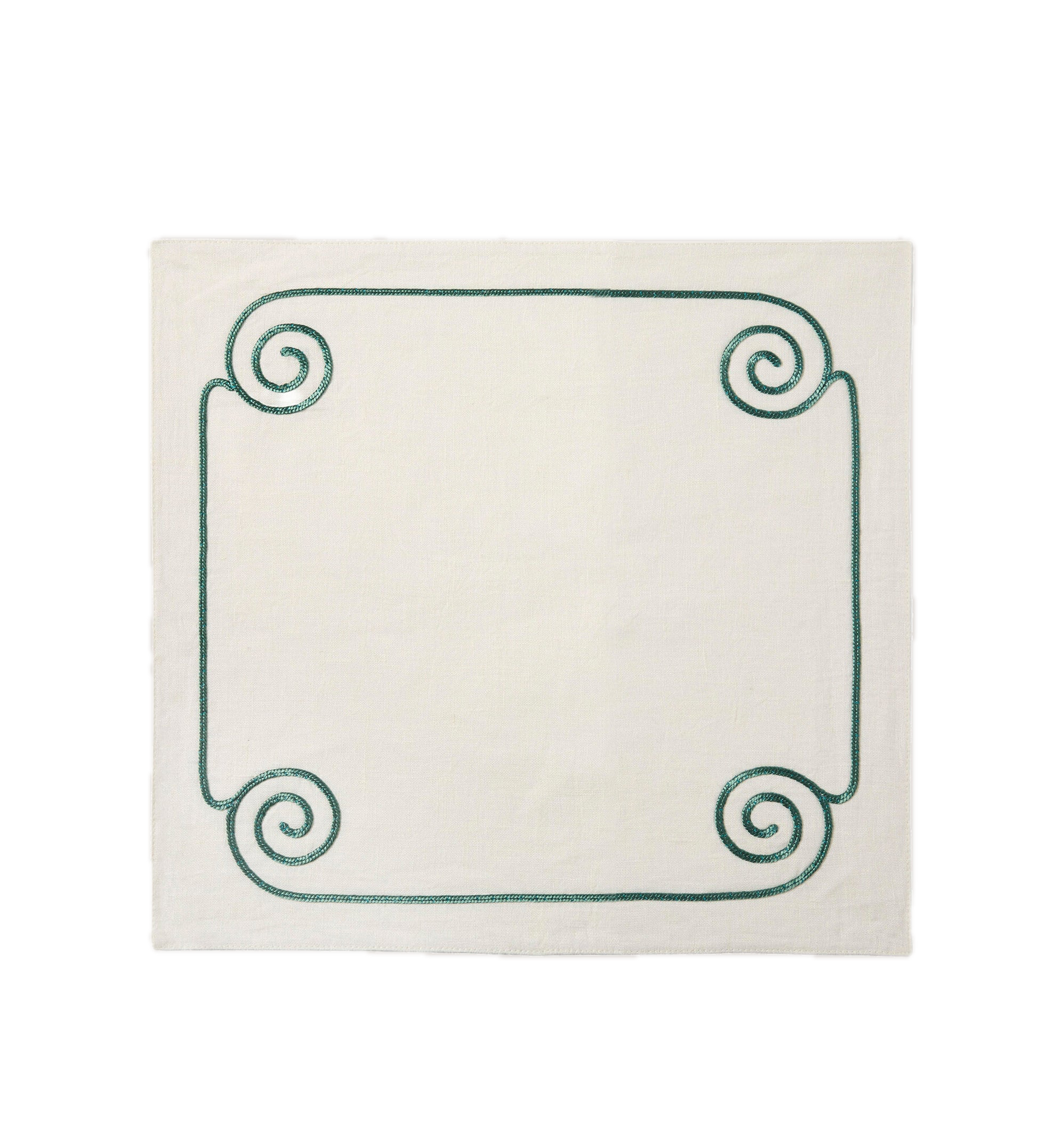 Les Ondes Napkin in White