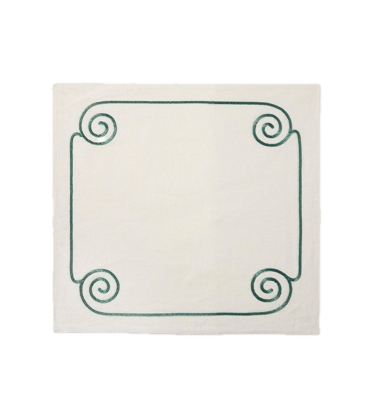 Les Ondes Napkin in White