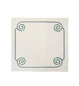 Les Ondes Napkin in White