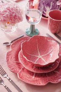 Cabbage Cereal Bowl in Pink