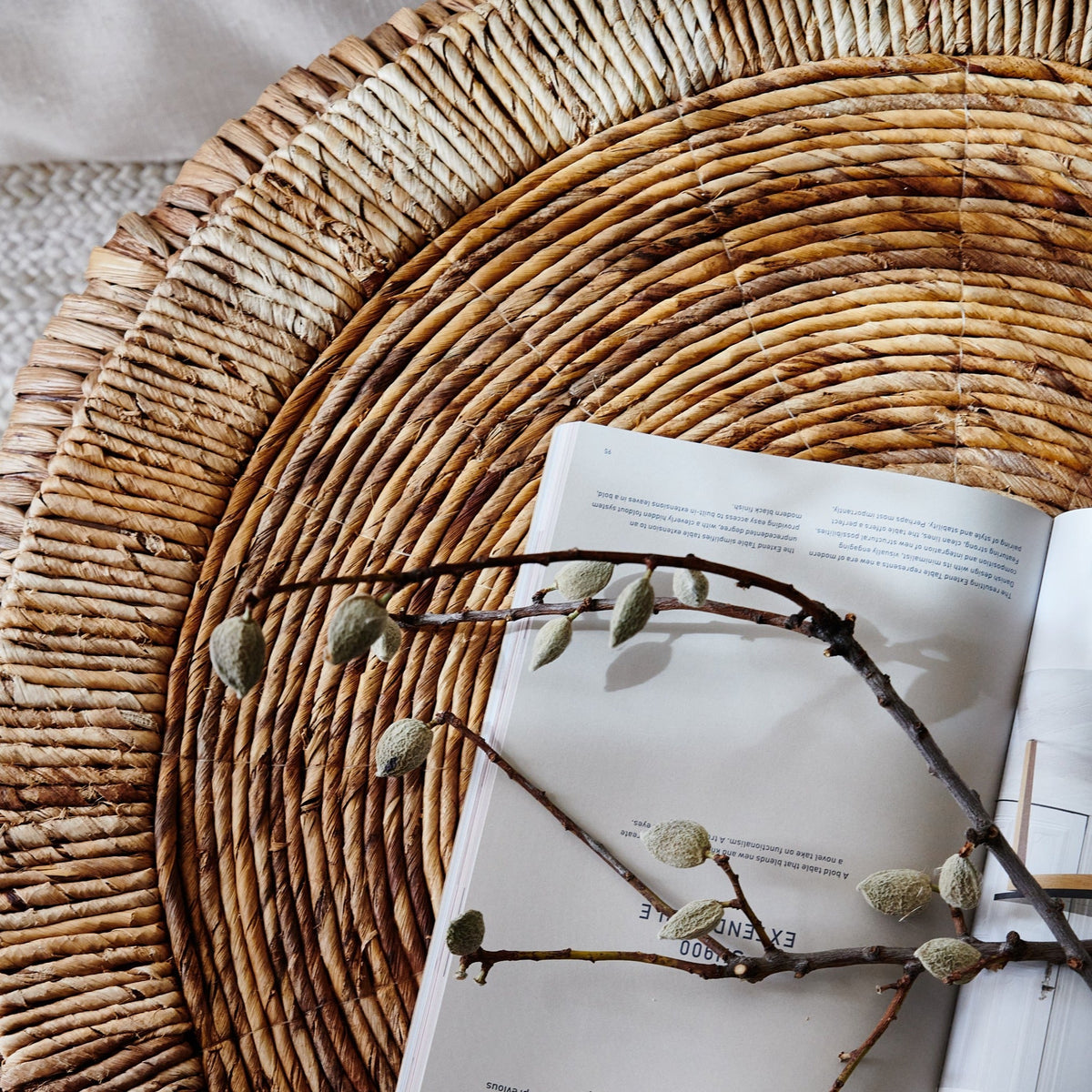 sol coffee table with book