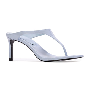 Laurel 65 Mule in Sky Blue Patent Leather