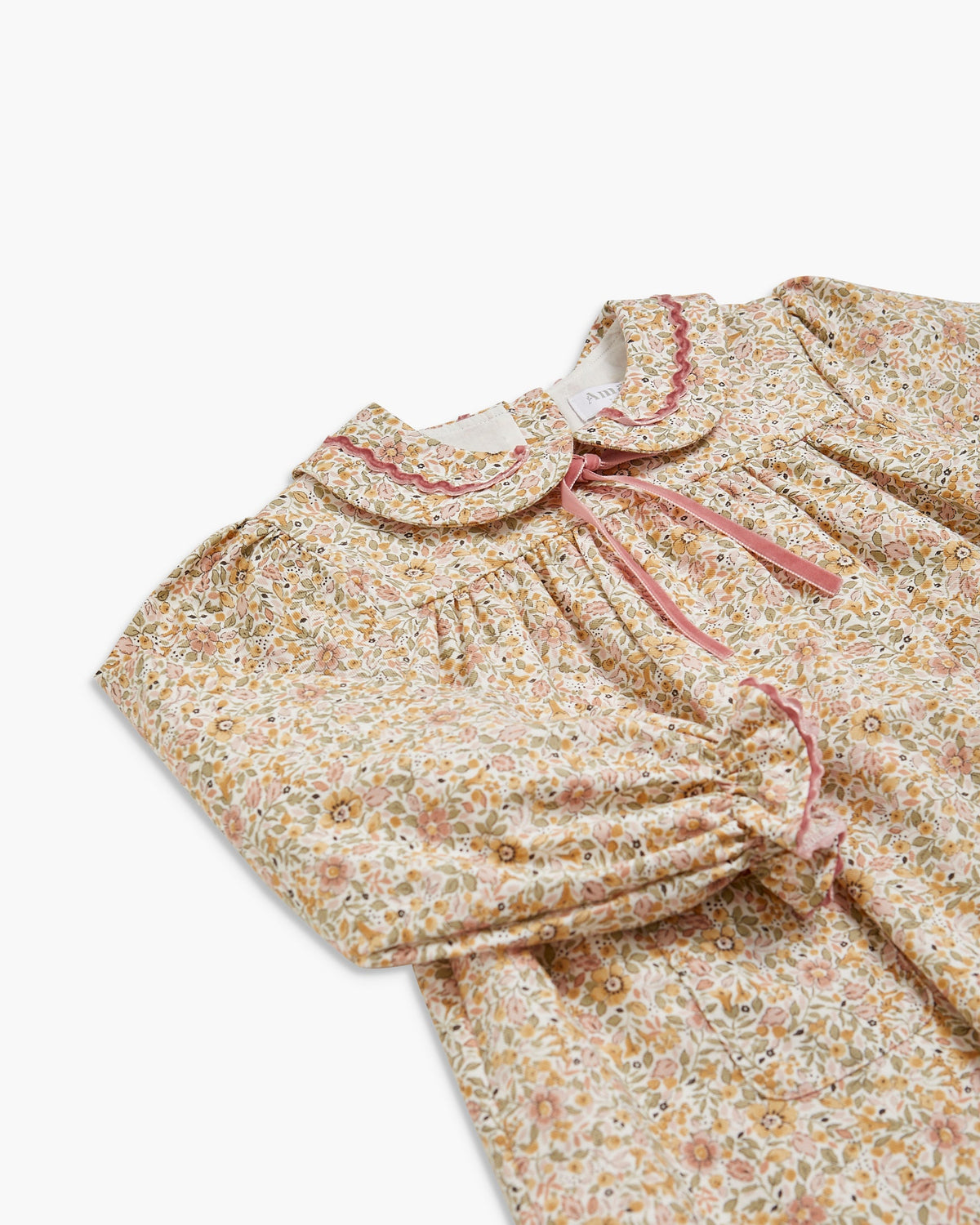 Leela Dress in Pink/Green Floral