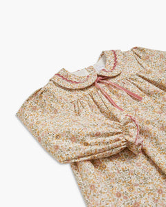 Leela Dress in Pink/Green Floral