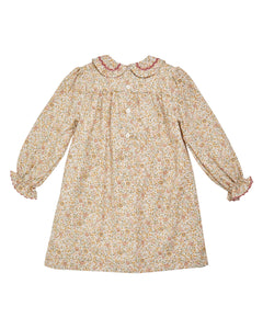 Leela Dress in Pink/Green Floral