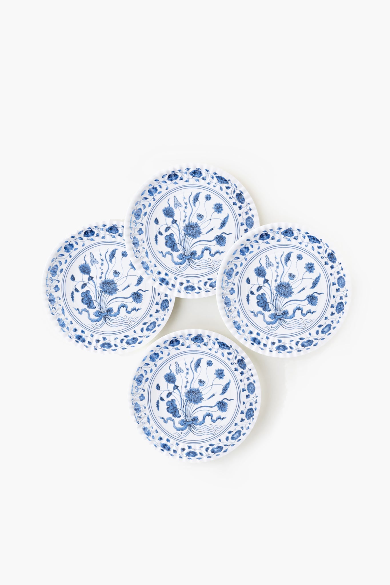 Botanical Melamine Plates (Set of 4)