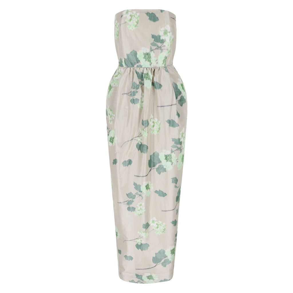 Lena Dress in Chine Hydrangea