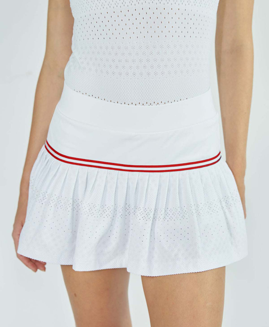 Lace Skort in White