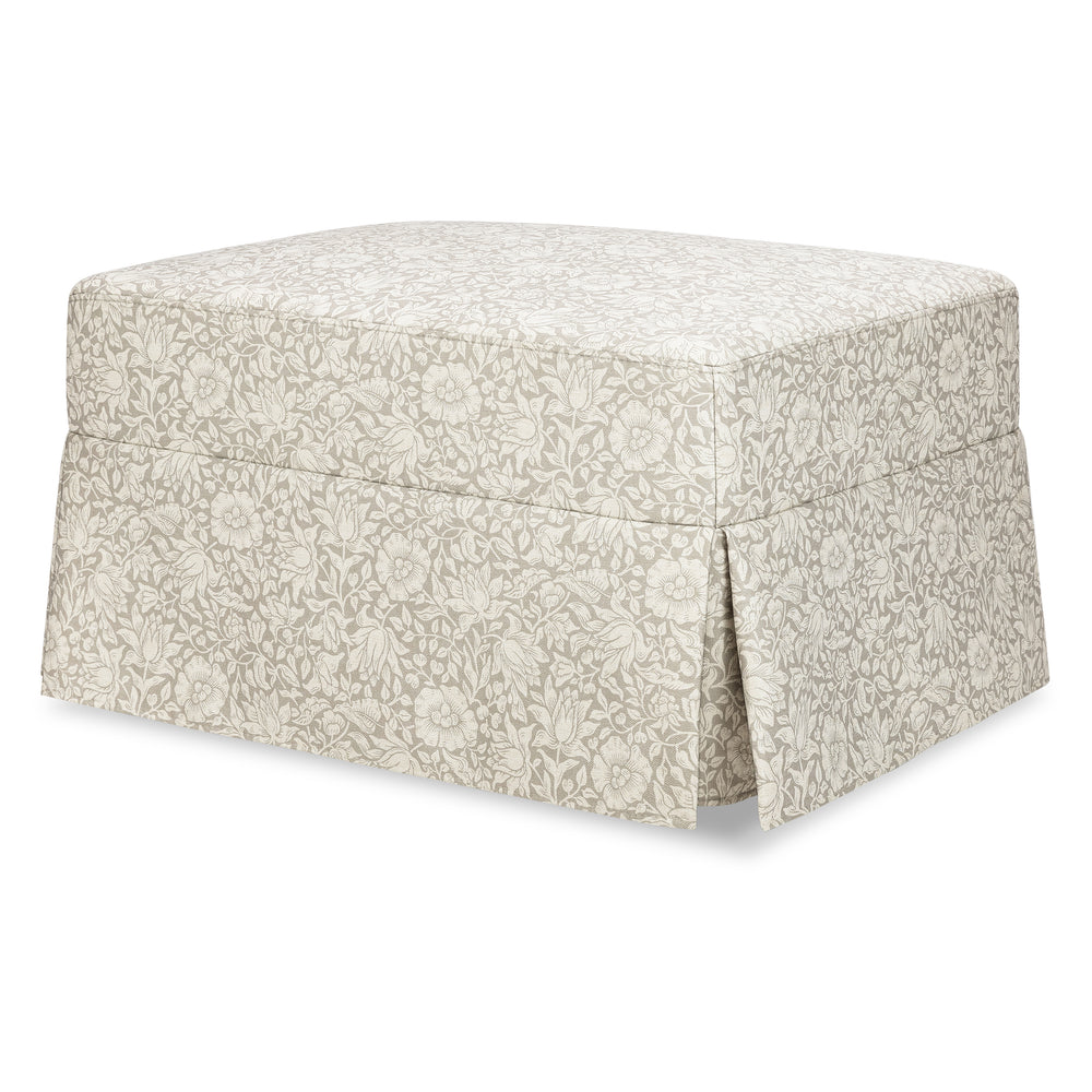 Morris & Co. x Namesake Crawford Gliding Ottoman Mallow in Ash