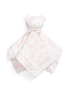 Organic Cotton Interlock Bear Lovey Blanket