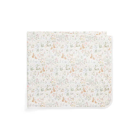 RL Baby x Riley Sheehey Cotton Blanket in Bunny Meadow