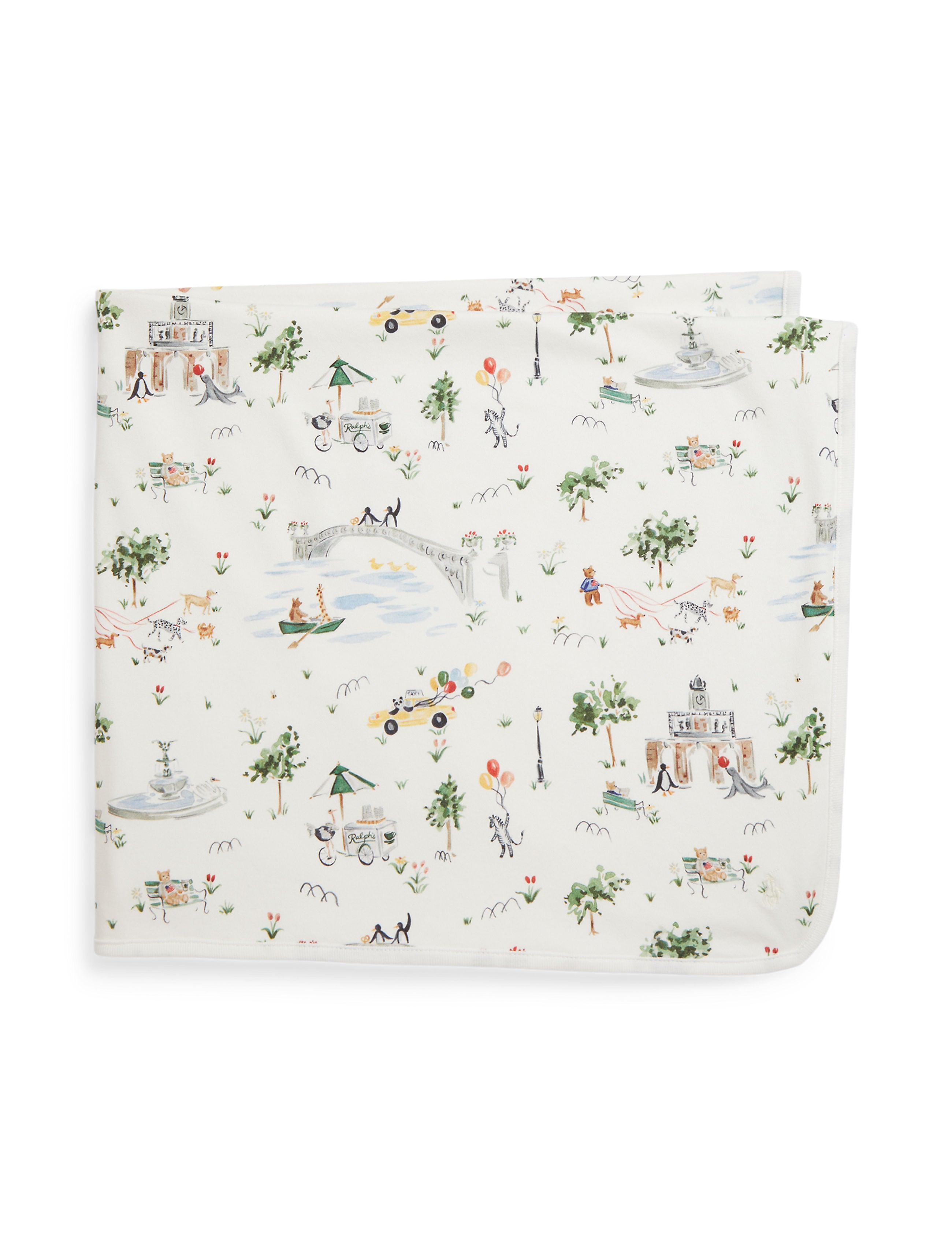 RL Baby x Riley Sheehey Saturday in The Park Cotton Blanket