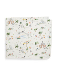 RL Baby x Riley Sheehey Saturday in The Park Cotton Blanket