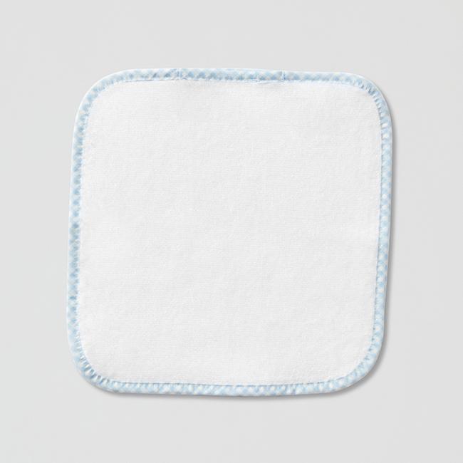 Baby Washcloths (pair) - Blue Gingham