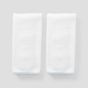 Signature Hand Towel in Light Blue, Set of 2