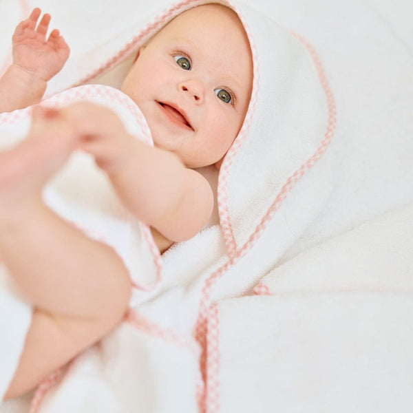 Baby Shower Towel Bundle | Weezie Towels | Pink Gingham