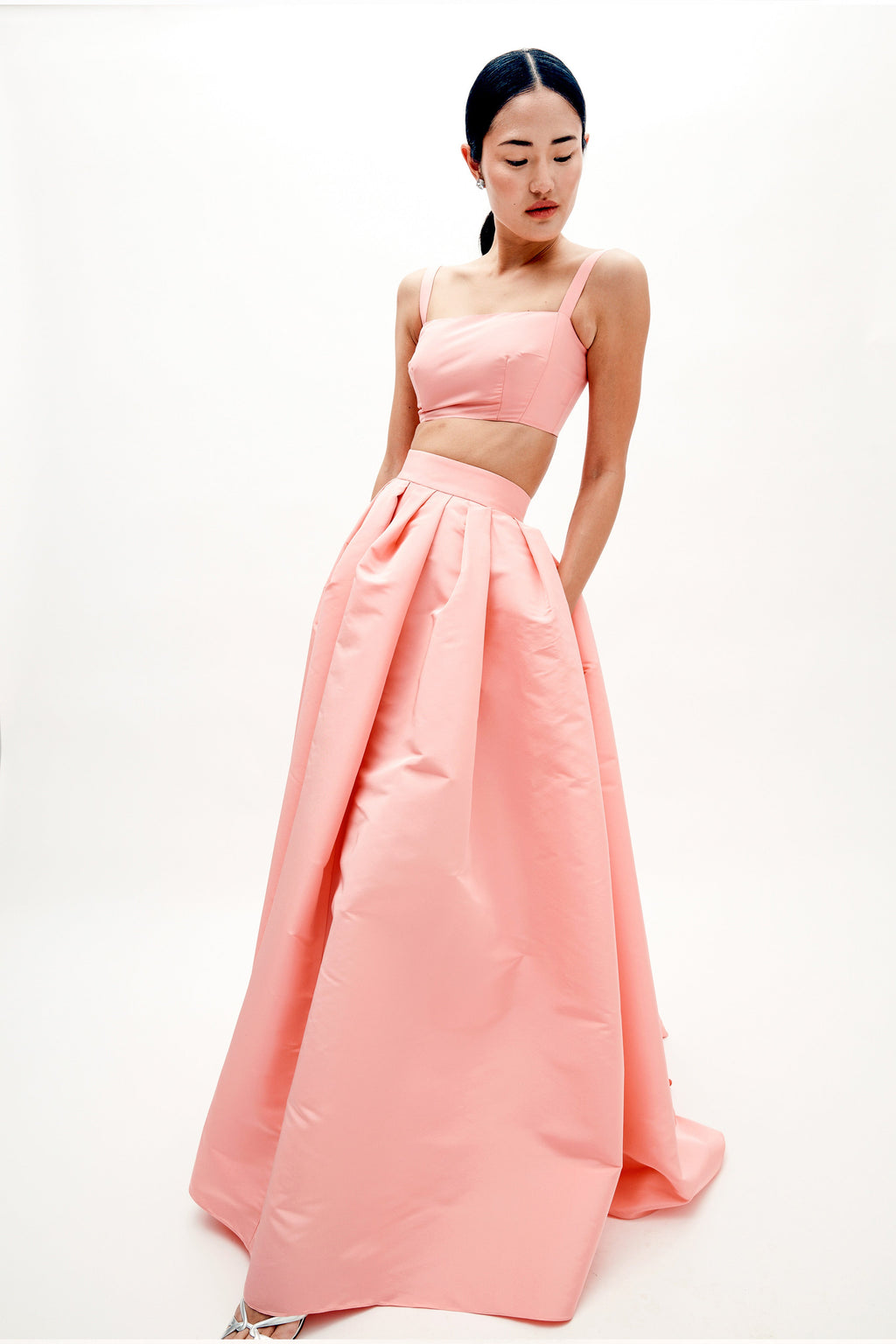 Lilah Skirt in Silk Faille