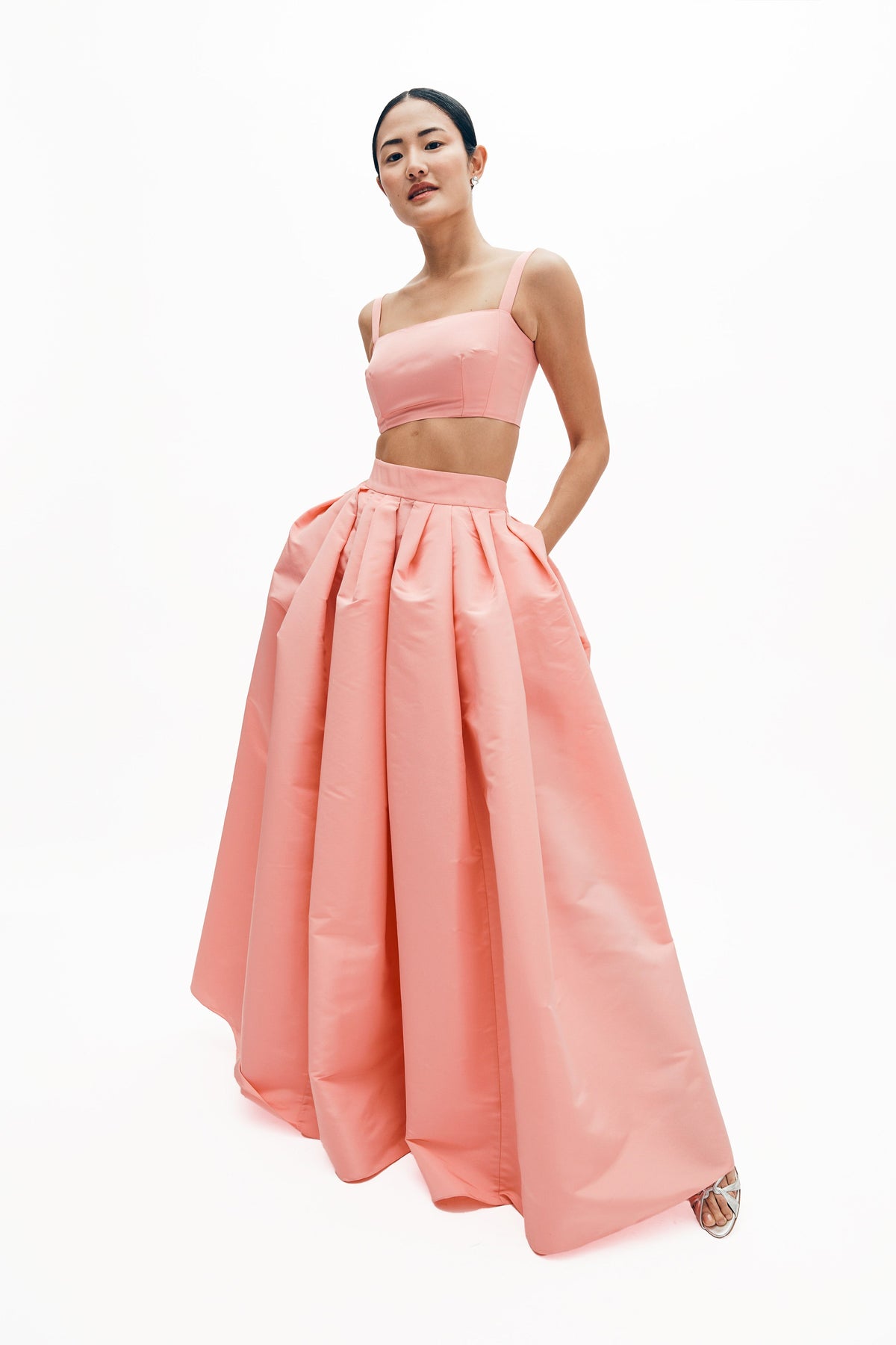 Lilah Skirt in Silk Faille