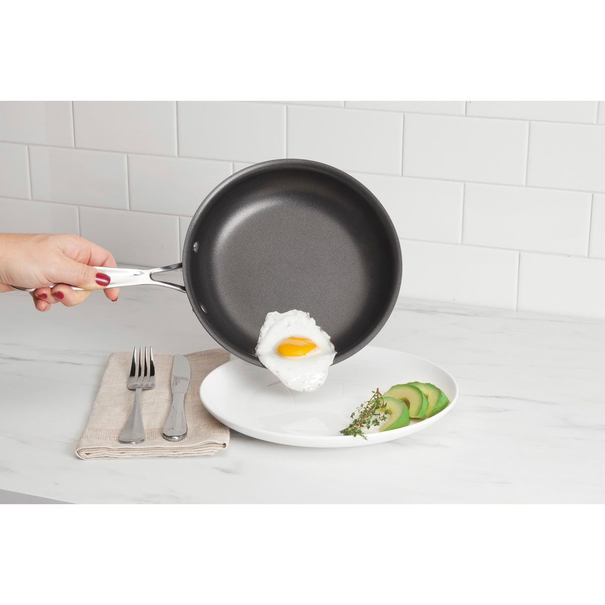 Chef's Classic® Nonstick Hard Anodized Cookware 13-Piece Set in Black