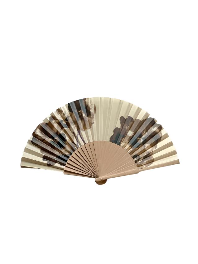 Medici Hand Fan in Brown