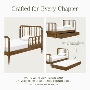 Liberty Spindle Twin Bed in Natural Walnut