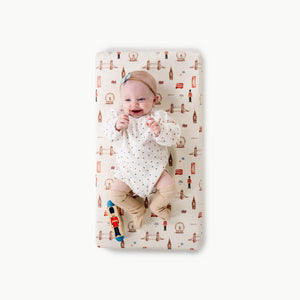 London@overhead of baby on the london padded micro+