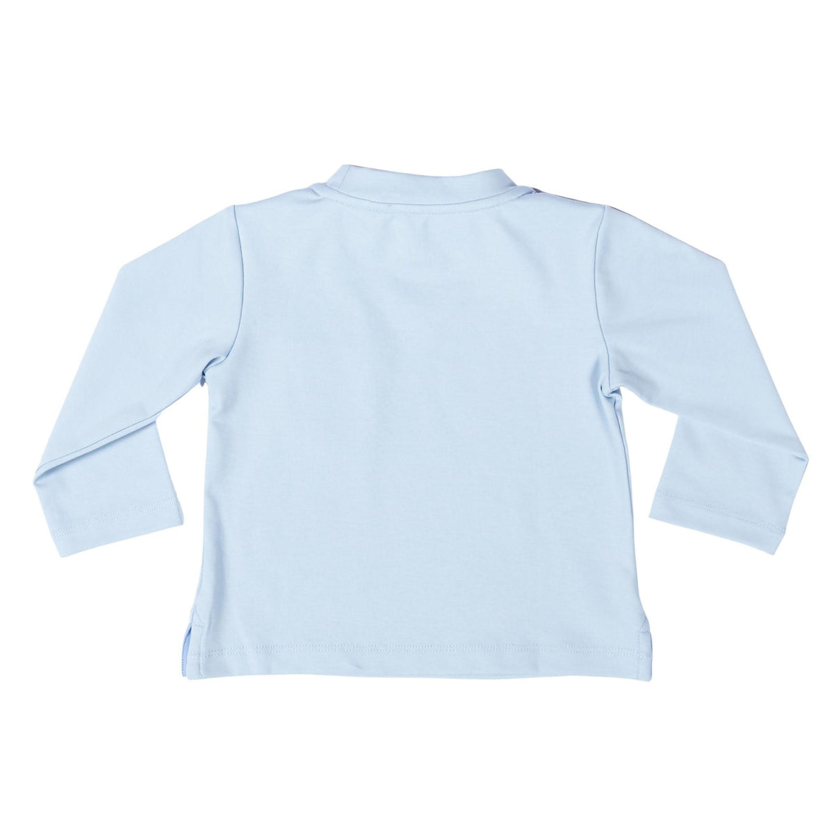 Long Sleeve Tucker Tee in Bay Tree Blue