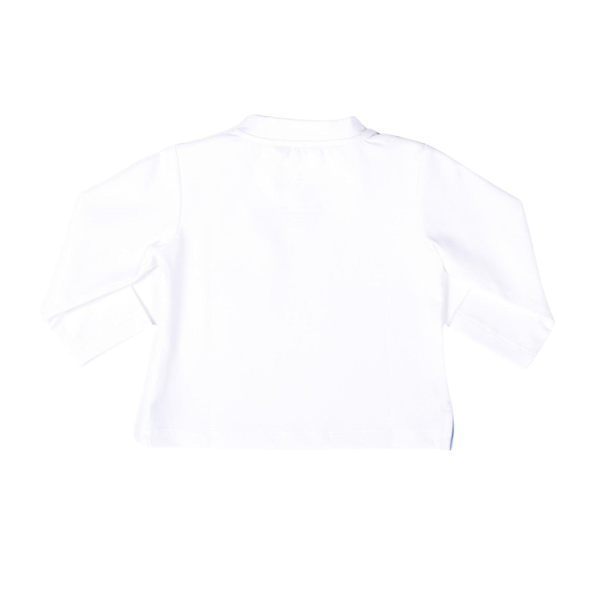 Long Sleeve Tucker Tee in Classic White