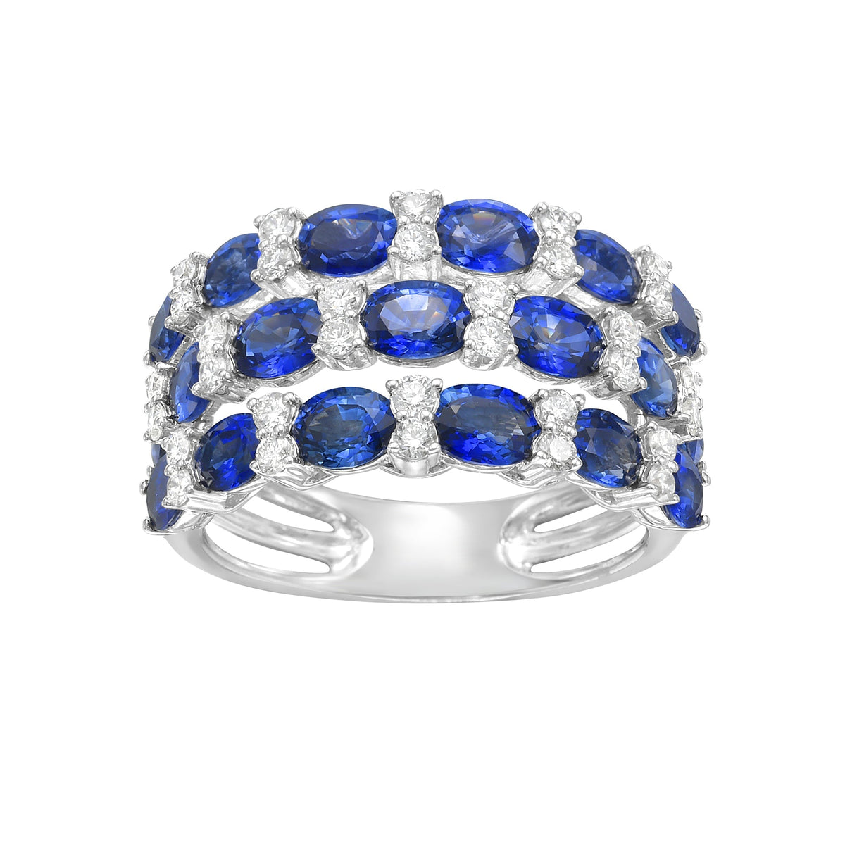 Louise Blue Sapphire Ring - Jewelry - RUCHI New York