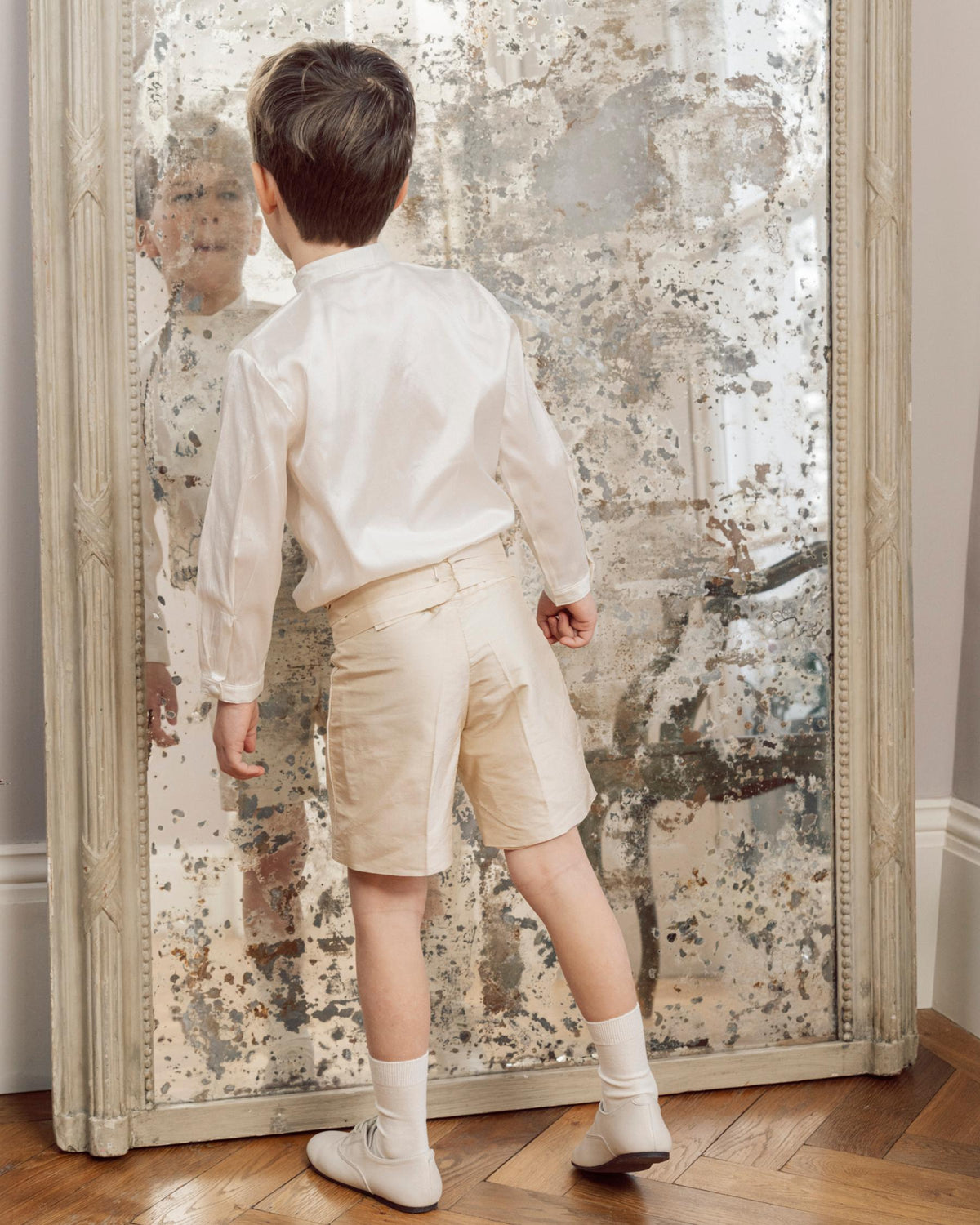 Louis Short Silk Gold