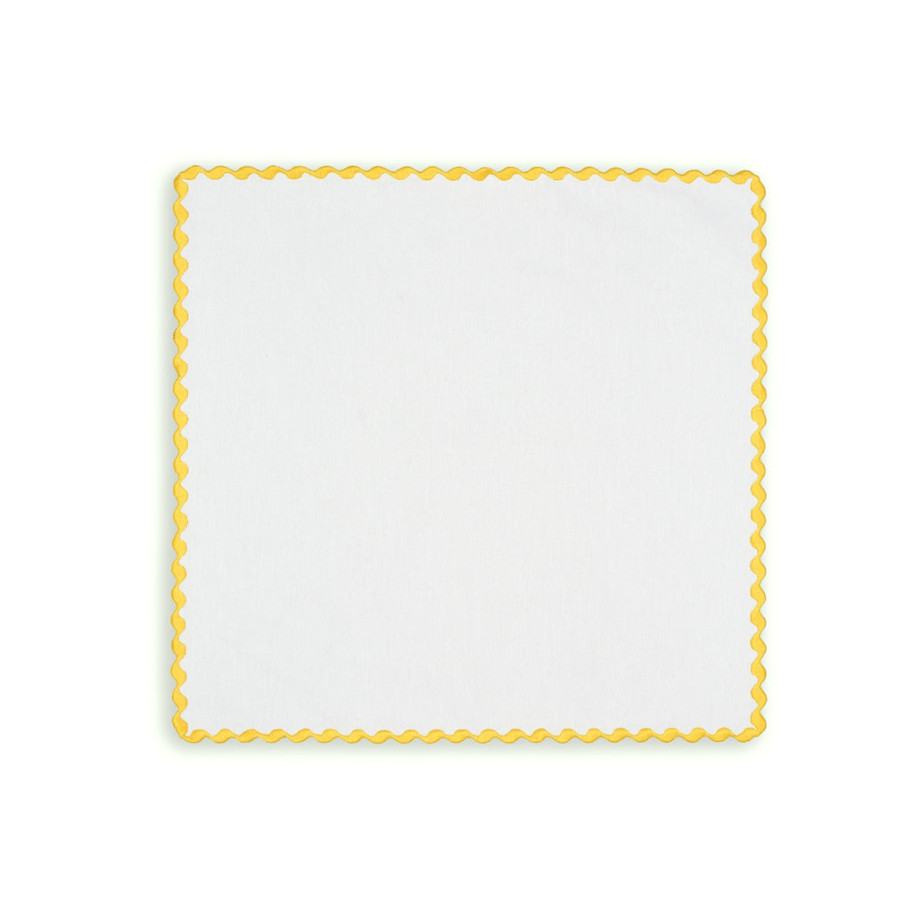 Cora Placemat And Napkin Set In Yellow